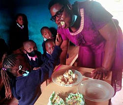 Our School Head Teacher was not left Behind thanks alot Teacher.